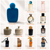 Bouteille diffuseur de parfum en verre vide de luxe, design montagne, 80ml 120ml, avec logo personnalisé, vente en gros