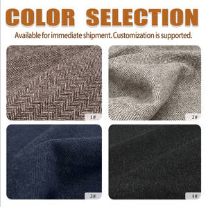 Tela Tweed Espigada Marrón de 300g, Mezcla de Lana y Poliéster, Ideal para Confección de Abrigos - Product Image 4