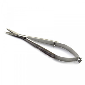 Ciseaux à ressort de qualité supérieure en acier inoxydable pour la beauté, instruments microchirurgicaux pour sourcils, vente chaude, OEM - Product Image 1