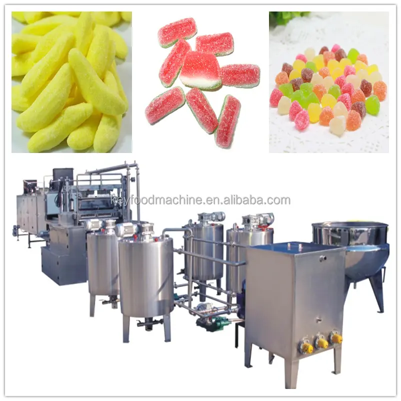 Jelly Snoep Maken Snoep Gelei Snoep Making Machine/Lollipop/Hard Candy Productielijn