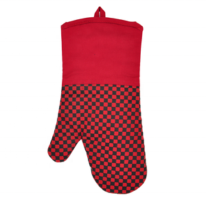 OEM puro algodón silicona horno Mit antideslizante y resistente al calor personalizado impreso guantes de horno - Product Image 2