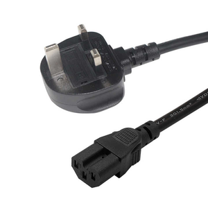 UK Standard, BS Plug, IEC C15, <b>Power</b> Cord, 5A, 7A, 10A, 15A, BSI Approved, 250V, AC <b>Cable</b>, Server - Product Image 1