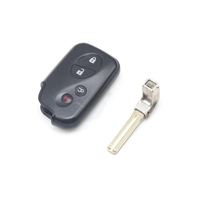 Coque de clé de télécommande intelligente de haute qualité à 4 boutons pour véhicules Lexus