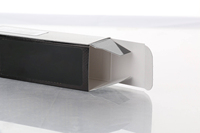Fabricant de boîte d'emballage unique personnalisée de luxe en carton dur noir pour cadeau