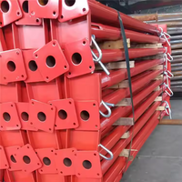 Étais en acier haute résistance réglables avec une capacité de charge de 800 kg pour le support de coffrage de construction, vente directe d'usine