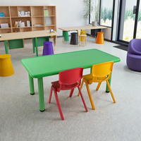 Offre Spéciale : Ensemble Chaise et Bureau Scolaire Moderne en Plastique Réglable, Écologique, Durable, Certifié ISO – Mobilier Commercial Recommandé