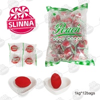 Groothandel Knapperige Geconserveerde Perzik Halal Snack Geconserveerd Fruit Rode Perzik Zoetzuur Gehele Perzik Fruit