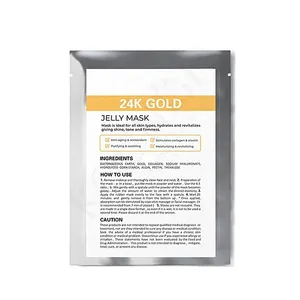 Meilleur fournisseur de poudre hydrojellymask lifting 24k Gold Peel Off Jelly Face Mask Powder en paquet