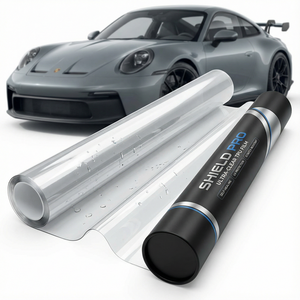 فيلم حماية زجاج السيارة الأمامي شفاف ذاتي الإصلاح من مادة PET الفاخرة بسمك 7.5 مل، مقاوم للخدش، يحمي من الأشعة فوق البنفسجية بنسبة 99%، شفافية عالية - Product Image 6