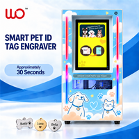 Graveur laser de bureau DIY pour étiquettes anti-perte pour animaux de compagnie avec écran tactile pour étiquettes personnalisées pour chiens et chats