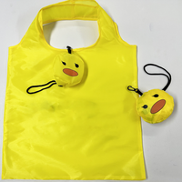 Sac de courses pliable en polyester à imprimés animaliers, écologique, personnalisable, réutilisable, portable, avec cordon de serrage, vente en gros, publicitaire