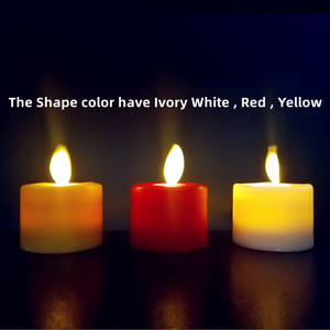 <span class=keywords><strong>Bougie</strong></span> LED sans <span class=keywords><strong>flamme</strong></span> <span class=keywords><strong>artificielle</strong></span> scintillante, <span class=keywords><strong>bougie</strong></span> chauffe-plat <span class=keywords><strong>avec</strong></span> piles, bougies électroniques réutilisables - Product Image 3