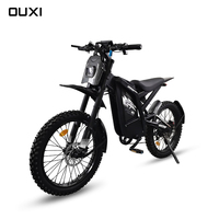 OUXI Moto tout-terrain électrique économique 8000W 60V/40Ah, design léger, moto tout-terrain électrique à pneus larges GT2000, vélo électrique de route