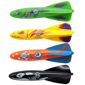 Jeu de lancer de torpilles et de anneaux aquatiques Beejay pour enfants, pour piscine et parc, avec jouets de plongée sous-marine pour l'entraînement et le divertissement - Product Image 5