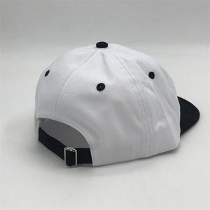 Casquette unisexe 5 panneaux à visière plate, profil bas, 100 % coton, avec logo brodé personnalisé, style hip-hop, non structurée, vente en gros - Product Image 5