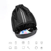 Sac de sport imperméable pour garçons et filles, sac à dos de football et sacs pour basketball, volley-ball et football avec compartiment pour ballon