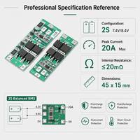 Módulo de Carga USB Tipo C 1A/2A/4A para Baterías de Litio 18650, Placa BMS 2S 3S 4S Li-Po, PCB PCBA para Power Bank
