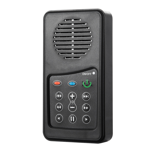 XPOD V-261 Customizable Solar Audio Speaker Type-C USB 900mAh Battery (20 Hours Playtime) Braille Button MP3 Player Physical