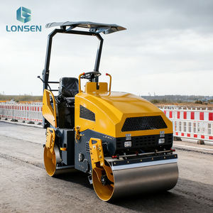 Rullo Compattatore a Doppio Tamburo LS20H, 2 Tonnellate, Forza di Compattazione 35KN, Frequenza di Vibrazione 70Hz - Product Image 4