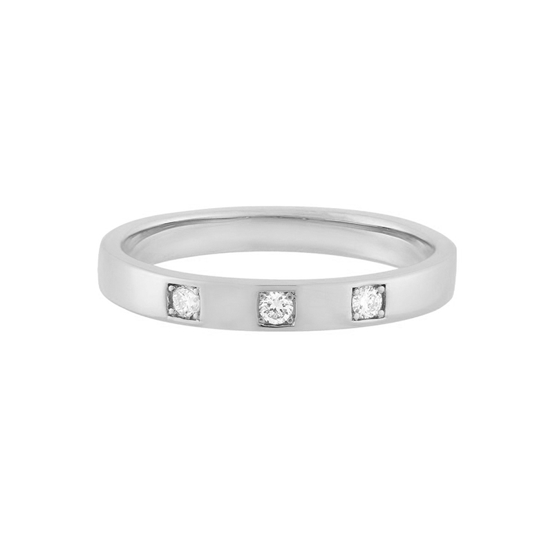 Moissanite argentée 0,5 micron