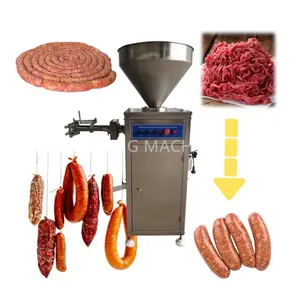 Machine à saucisses bon marché pour farce de saucisses de jambon machine de remplissage de viande machine à saucisses automatique semi-automatique