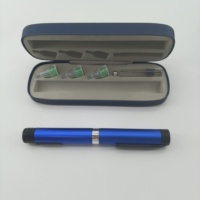 Boîte de transport mini en EVA pour voyage d'affaires, rangement antideformable pour stylo applicateur de sérum métallique