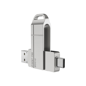 Solid-state <b>USB</b> <b>flash</b> <b>drive</b>, Type-C <b>USB</b> <b>flash</b> <b>drive</b>, <b>USB</b> 3.2 metal rotating <b>flash</b> <b>drive</b>, large capacity <b>USB</b> <b>flash</b> <b>drive</b>, factory - Product Image 2