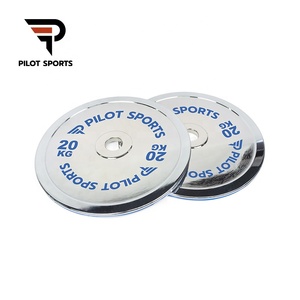 Pilot Sports-mancuerna de disco <span class=keywords><strong>Powerlifting</strong></span> calibrada, placas de peso de acero, venta al por mayor - Product Image 3