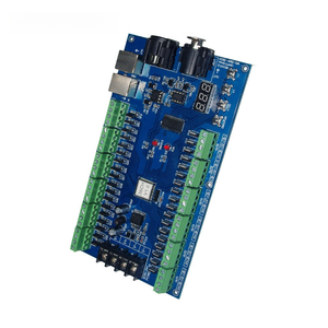 JIUAN Energiesparender WS-<span class=keywords><strong>DMX</strong></span>-36CH-HV PCB-Platinen-Relais-Schalter 36 Kanäle DMX512 <span class=keywords><strong>Decoder</strong></span> <span class=keywords><strong>Controller</strong></span> Fernbedienung <span class=keywords><strong>13</strong></span> Gruppen RGB 360W Max - Product Image 3