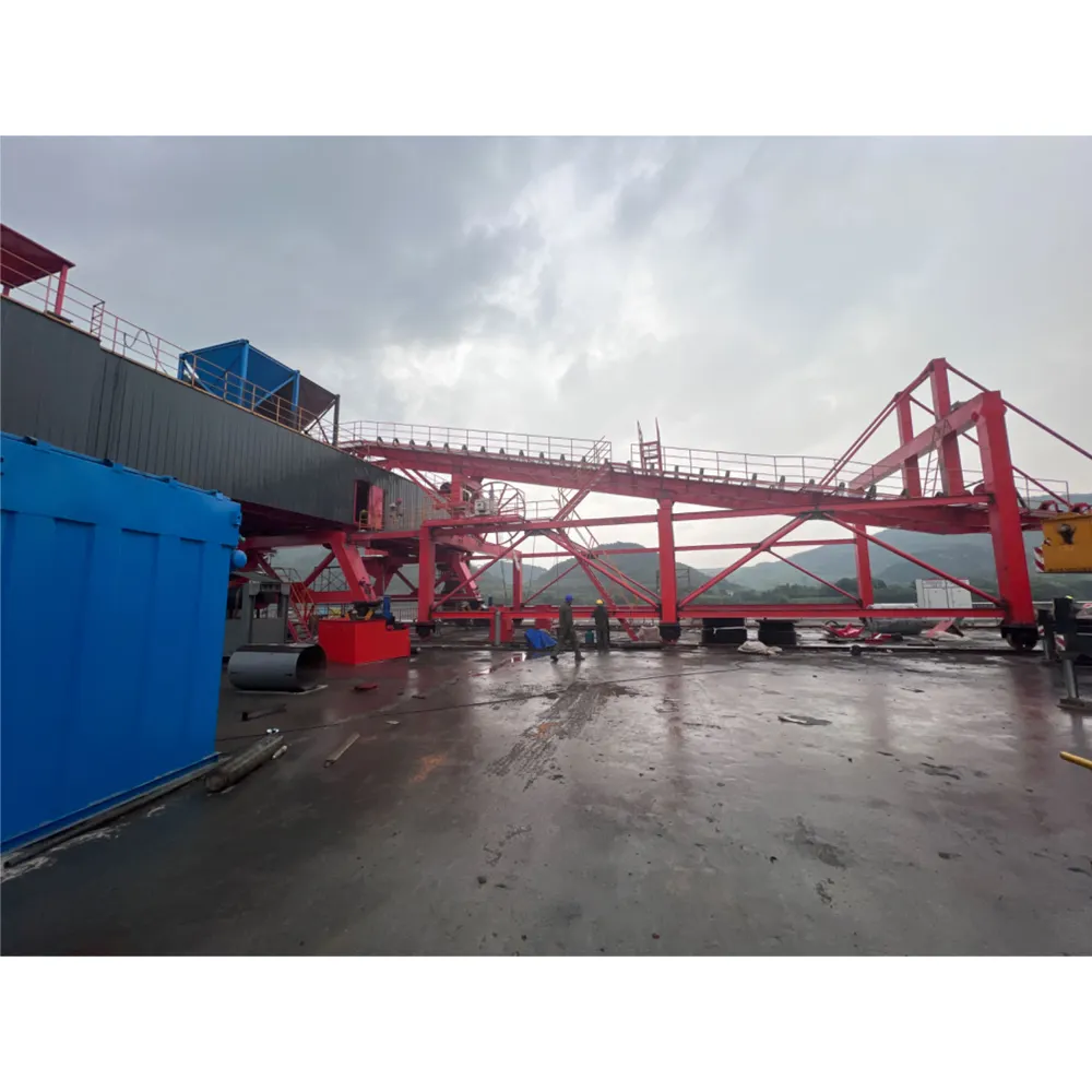 Multi-functional 3000t/h Mobile Bulk Cargo Material Handling Port Barge Ship Loader For Ore Coal Coke Cement
