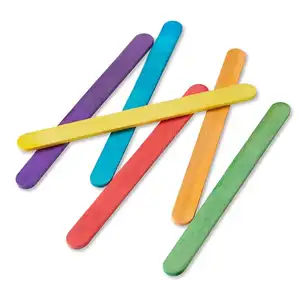 Popsicle Stick Wooden Craft Sticks Natural Wood ice cream wood stick for kids DIY handcraft