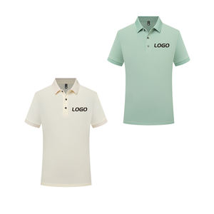 Polo de Golf para <span class=keywords><strong>Hombre</strong></span> de Alta Calidad, 100% Poliéster, Diseño Sólido, Logotipo Bordado Personalizado, Directo de Fábrica - Product Image 4