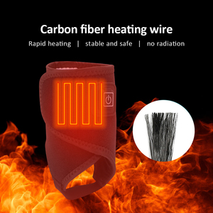 Support de cheville chauffant électrique réglable thérapie par compresse chaude masseur enveloppant les pieds pour les blessures et le soulagement de la douleur hivernale - Product Image 3