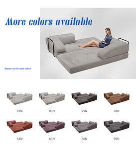 Sofá Cama Multifuncional de Espuma de Alta Densidad, Moderno, <span class=keywords><strong>2</strong></span> en 1, sin Estructura, para Sala de Estar, Comprimido al Vacío - Product Image 4