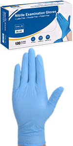S M <span class=keywords><strong>L</strong></span> XL XXL Taille Spot Commande Livraison Gants jetables en <span class=keywords><strong>nitrile</strong></span> sans poudre - Product Image 5