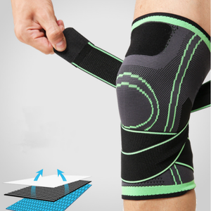 Genouillère de sport professionnelle, respirante, réglable, pour le cyclisme et le fitness - Product Image 3