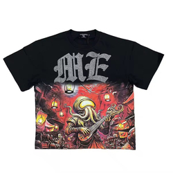 T-shirt Oversize da Uomo 100% Cotone di Alta Qualità BST, Nuova Moda Streetwear con Stampa Grafica Stile Mixed Emotions - Product Image 5