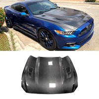 Capot en fibre de carbone style GT pour Ford Mustang 2015-2017 – Kit de performance pour modification et amélioration du capot moteur avant – Pièces automobiles
