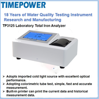 Analyseur de Fer Total TIMEPOWER Lab : Écran LCD 5,0 pouces, Colorimétrie photométrique, pour eaux de surface, eaux usées et eaux usées industrielles.