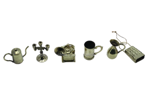 <b>METAL</b> KITCHEN ITEMS <b>SMALL</b> MINIATURE SHAPE <b>TABLE</b> TOP LATEST DESIGN CHRISTMAS HANGING ORNAMENT MINIATURE - Product Image 3