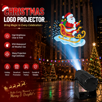 Proyector LED Gobo para Exteriores con Clasificación IP65 a Prueba de Agua para Logotipos Personalizados - Alta Definición, Alta Luminosidad para Publicidad