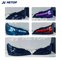 Feux arrière HETOP Q5 Upgrade 2009-2012, personnalisés, couleur claire RGB, lampe de voiture colorée, feux arrière dynamiques, feux de jour pour Audi