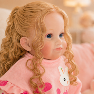 BAkwbwBY Muñeca <span class=keywords><strong>Reborn</strong></span> 24 Pulgadas Cuerpo de Algodón Hecha a Mano Bebé Recién Nacido Realista para Niñas Regalo Mayorista - Product Image 2