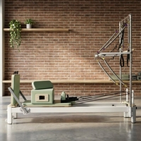 Tmax Commercial Pilates Reformer dengan Tower, Reformer Pilates Aluminium yang Kokoh, Pelapis Khusus, Cama De Pilates, Bersertifikasi CE ISO