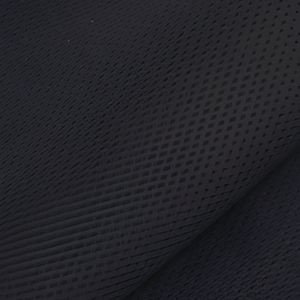 <strong>Black</strong> 100% Polyester Eco-Friendly Lightweight Interlock Eyelet Fabric Breathable Knitted <strong>Jersey</strong> Textile for Activewear - Product Image 6