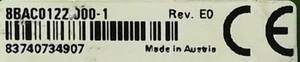 PLC 8BAC0122000-1 AC0122 Resolver-interfacekaart - Product Image 3
