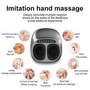 Appareil de massage des pieds et des mollets avec télécommande portable, 3 intensités, aide à détendre les jambes - Product Image 3