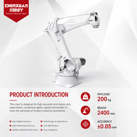 Bras de robot de palettisation industriel robuste à 4 axes, palettiseur robotique automatique pour riz, ciment, engrais de 25 kg et 50 kg