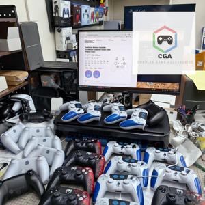 Tay cầm chơi game không dây cho PS5, <span class=keywords><strong>PC</strong></span>, với bộ chuyển đổi Turbo, cảm biến chuyển động 6 trục, rung kép, dành cho PS5 và <span class=keywords><strong>PC</strong></span>. - Product Image 2