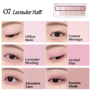 Palette Ombretti Clio Pro Eye Air 12 Colori, Effetto Opaco e Shimmer, Pigmenti Modulabili, Tonalità 07 Lavanda - Product Image 5